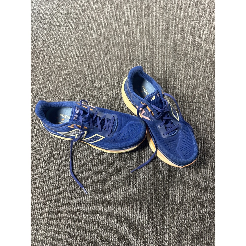 New Balance Fresh Foam X 1080 v14 Blue Peach Running Shoes Womens 9.5 W1080N1